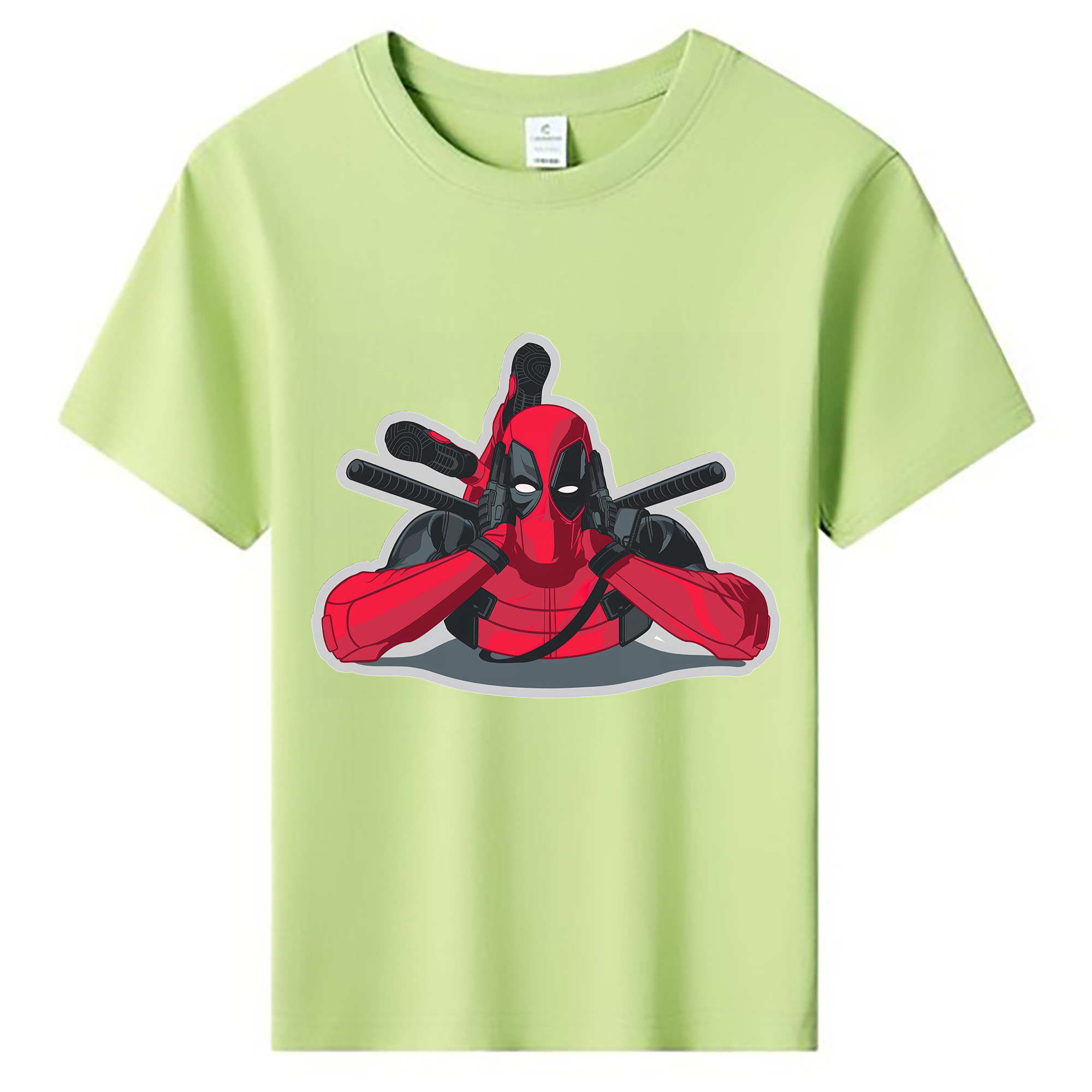 （画像用） Deadpool デッドプール 綿100％キッズTシャツ（フロントプリント）